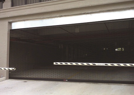 Black Brick Pattern Grille Parking Garage 2